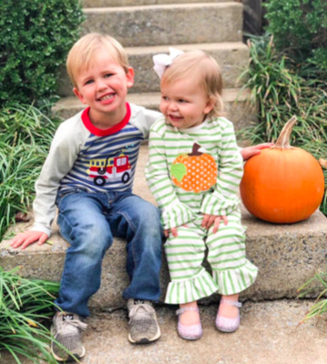 Cooper and Emma Cole wearing Bella + Beau Boutique clothing